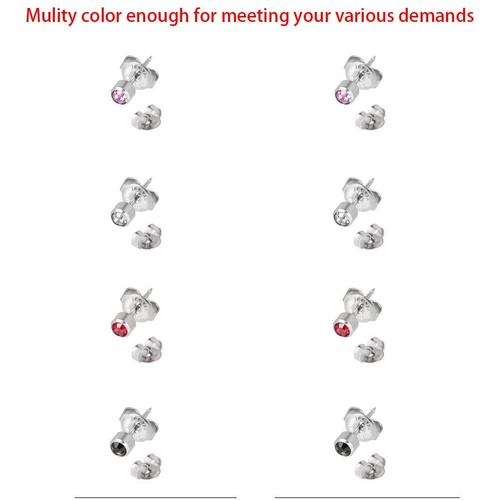 8PCS Disposable Ear Piercing Punch Ear Piercing Tool Easy To Use Ear