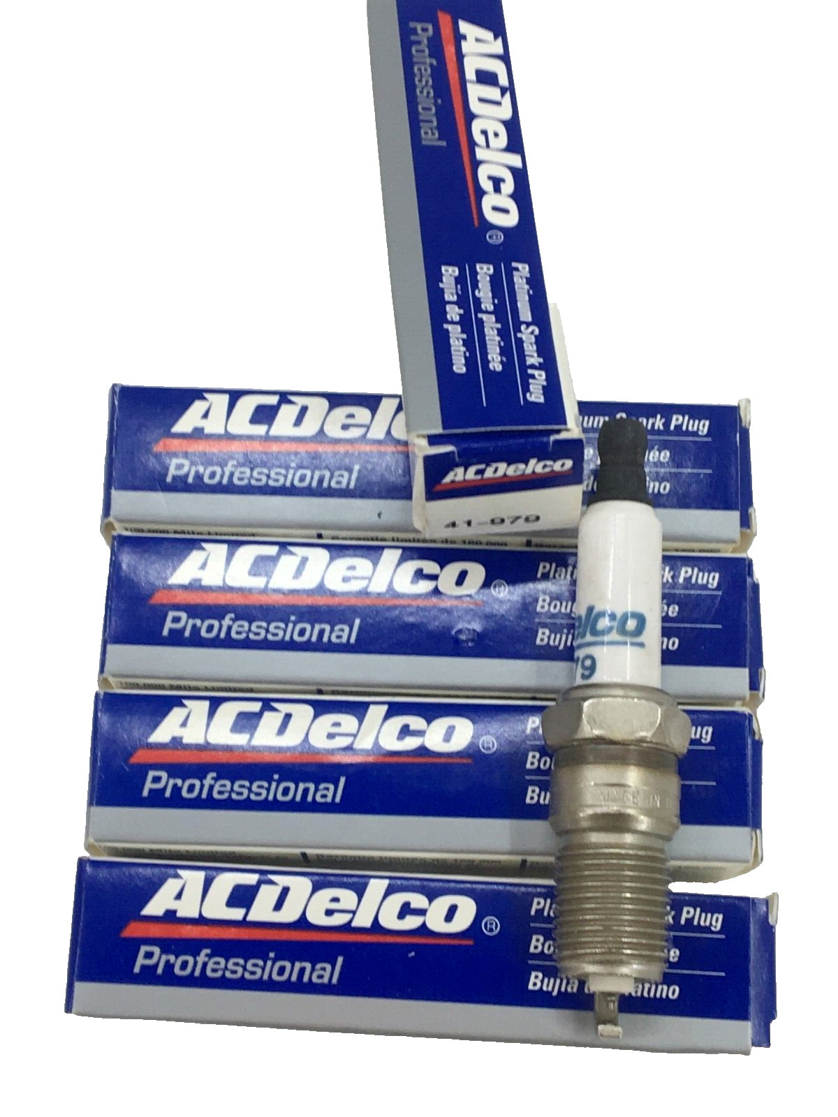 5- Professional Acdelco 41-979 GM 19158042 Platinum Spark Plug GM 7.4L, 3.4L Gas