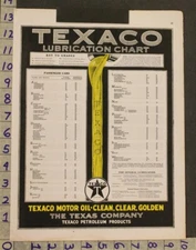 1927 AUTO OIL GAS TEXACO MECHANIC LUBRICATION CADILLAC NASH PACKARD AD SP49