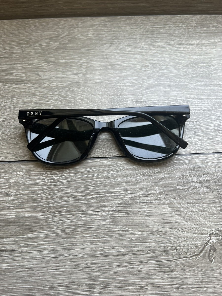 DKNY DK502S Sunglasses Women Black Oval 53-19-135 frame only