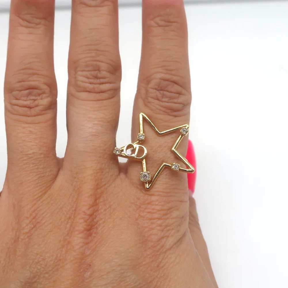 Christian dior star ring deals