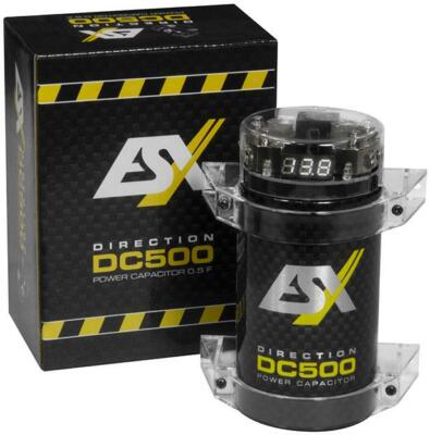 ESX DC500 DIRECTION Cap 0,5 Farad Pufferkondensator Powercap NEU