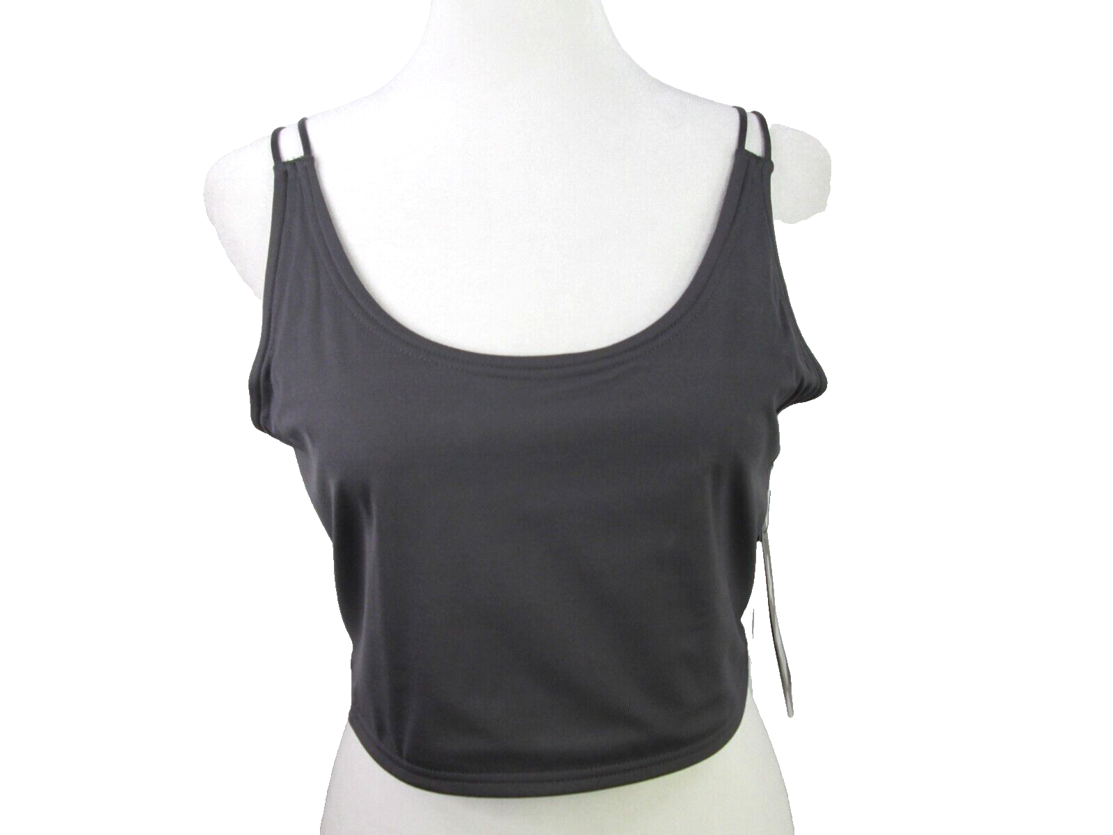 Sports Bra Women L Graphite FourLaps (Slight Discoloration) Nylon Lycra 2-507 +-image