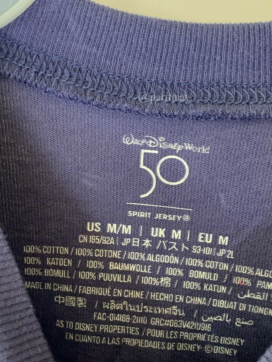 NEW 2021 Walt Disney World 50th Anniversary Spirit Jersey for