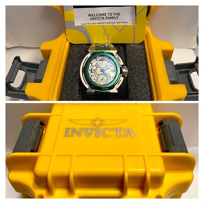 X-WING Auto | Green & Silvertn Bracelet | Day/Night, DUAL TIME