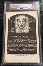 1956-63 Artvue HOF Plaque Postcard Lefty Grove Type 2 PSA 3 VG Pop-1