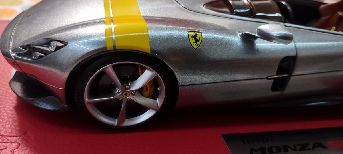 自動車 BBR 1/18 Ferrari Monza SP1 l grey Ferrari R&P 1:18 Ferrari Monza SP1 - 1:18 Race & Play