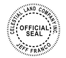 Custom Official Seal Embosser with Company Name Round Pink Shiny Seal Embosser