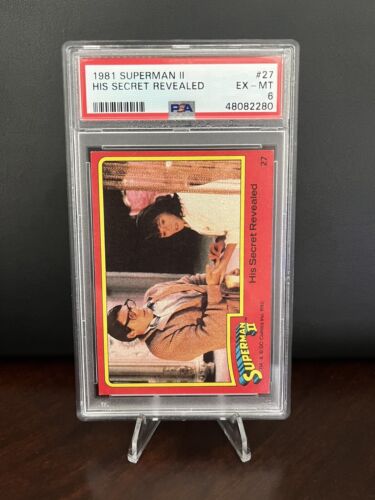 1981 SUPERMAN II HIS SECRET REVEALED #27 NM-MT PSA 6 - Pop 1 - Picture 1 of 3
