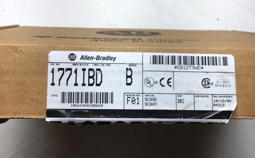 NUEVO 1771-IBD ALLEN-BRADLEY 1771IBD/B MÓDULO DE ENTRADA 10 - 30 VDC SERIE B NUEVO EN CAJA - Imagen 7 de 9