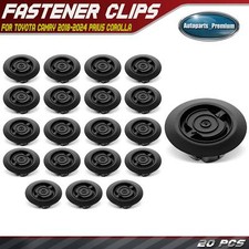 20pcs 22 Mm Nylon Rocker Moulding Retainer Clips With Sealer For Toyota Camry