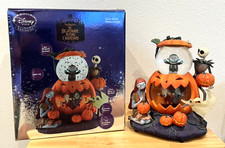 DISNEY STORE NIGHTMARE BEFORE CHRISMAST MUSICAL SNOW GLOBE JACK SALLY - DAMAGE!!