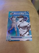 Bobby Doerr Carolina Blue Holo 2023 Donruss  Diamond Kings Boston Red Sox #14