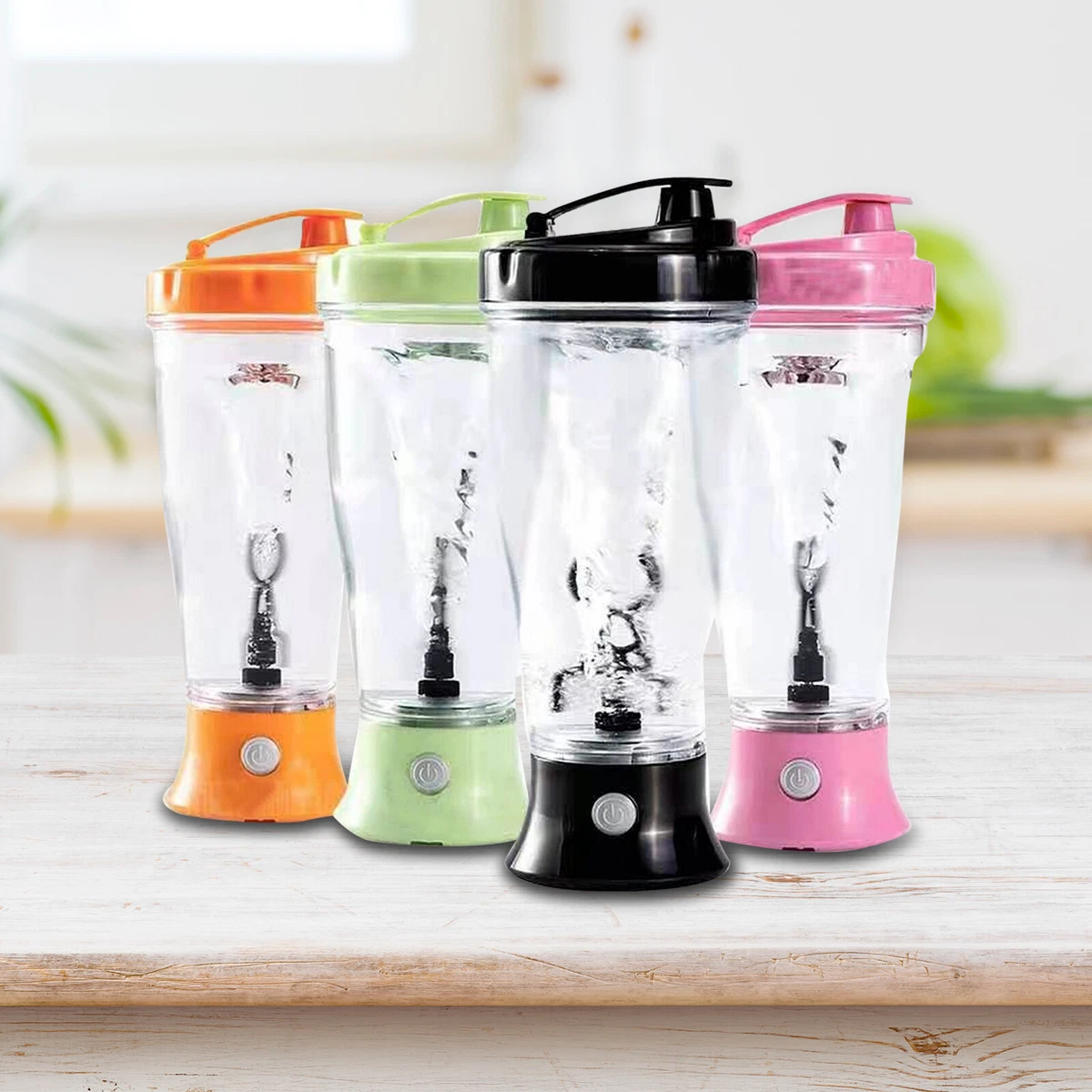 Electric Protein Shaker Bottle Vortex Mixer Cup Portable Blender