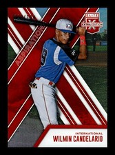 2017 Elite Extra Edition #161 Wilmin Candelario Aspirations Orange SP/100 XRC