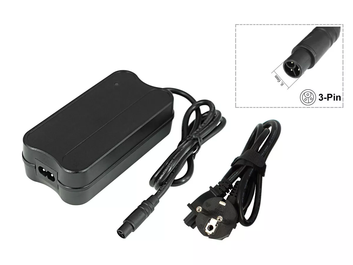 Chargeur Batterie 3-Pin pour 36V LI-ION Vélo Électrique