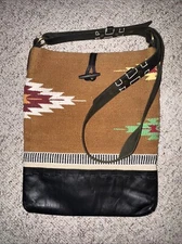 RAJ Anthropologie Southwest Aztec Tribal Crossbody Boho Purse