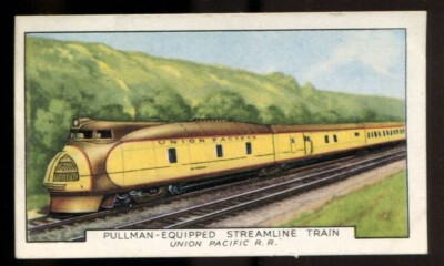 Tabakkarte, Gallaher, TRAINS OF THE WORLD, 1937, Pullman Equipped Streamline, #25