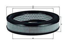 MAHLE Luftfilter Für NISSAN SUBARU MAZDA DAIHATSU INNOCENTI PUCH Cabstar EFA107