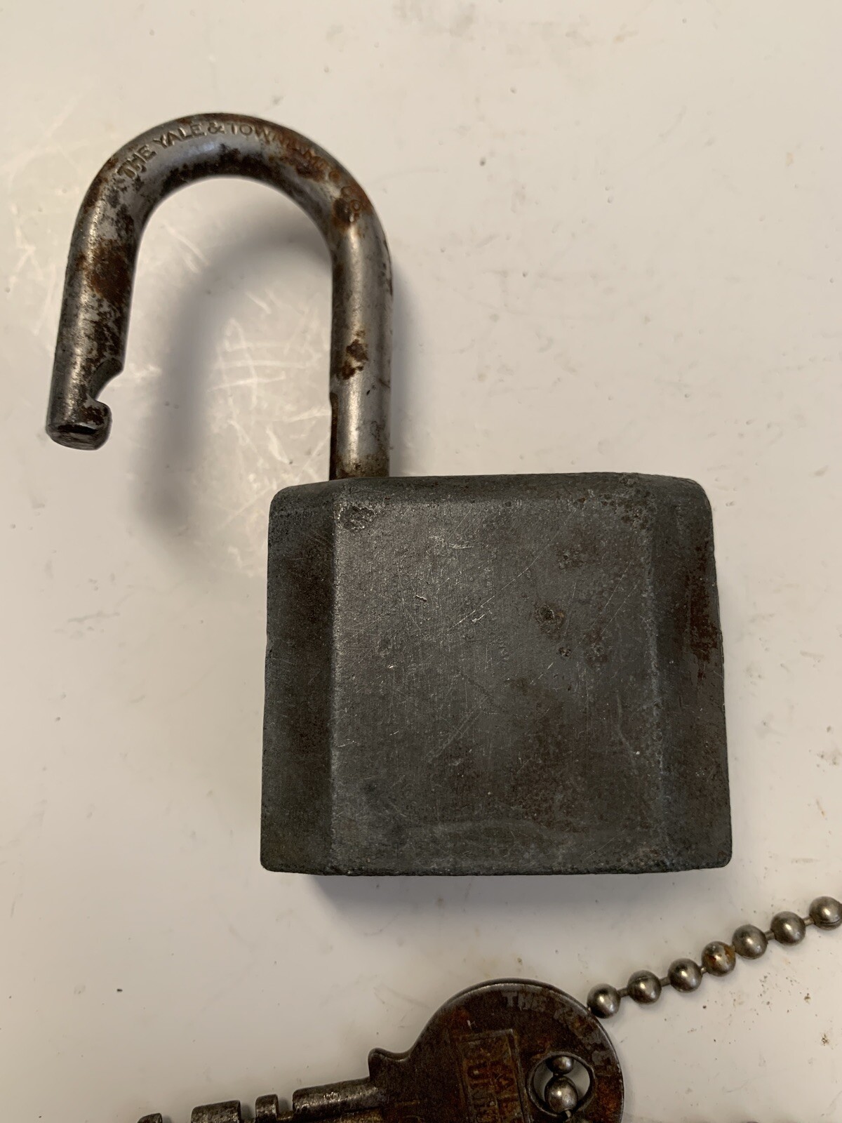 Vintage Yale Lock W Key | eBay