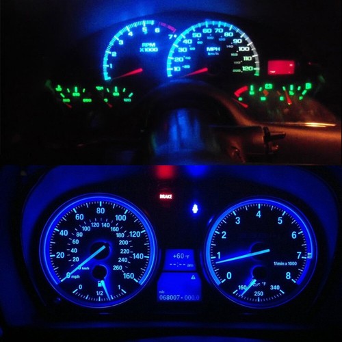 10X T5 B8.5D COB LED Car Instrument Dashboard Light Bulbs 5050 Speedometer Lamp - Picture 6 of 12