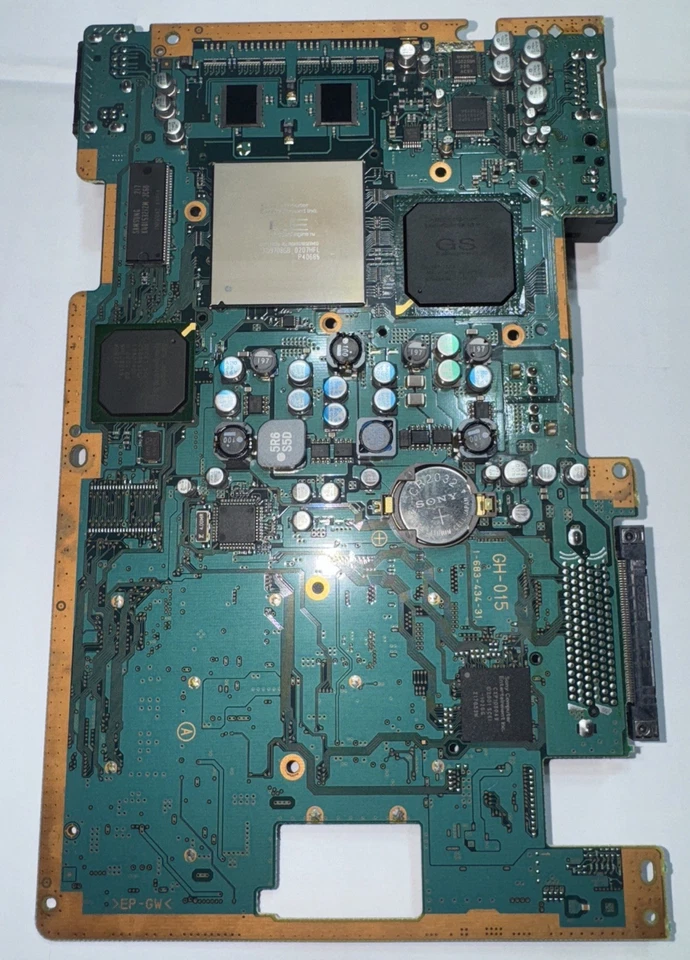 OEM Sony PS2 Fat GH-015 Motherboard Set w Heatsink Frame Flex Cable Clean Tested - Image 4 of 4