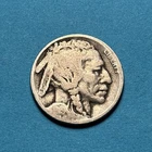 (1) Beautiful Toned Antique 1919-D Buffalo/Indian Head Nickel AG-ALMOST GOOD FIL