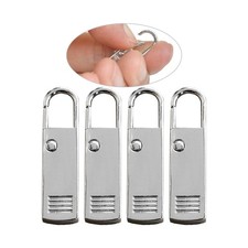 Zipper Pull Tab Replacement Metal Extension Handle Mend Fixer Luggage Bags