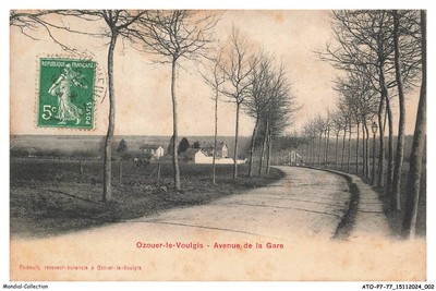 ATOP7-0471-77 OZOUER-LE-VOULGIS Avenue De La Gare