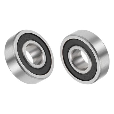 QUARKZMAN 6200/12-2RS Roulements à Billes 12x30x9mm Acier Chrome Double Scellé Lot De 2