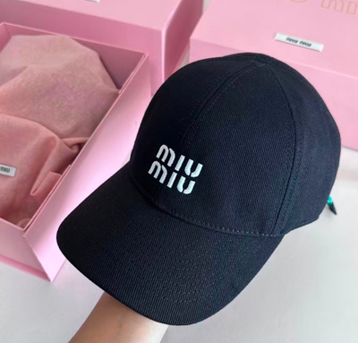 Miu Miu Embroidered Logo Drawstring Baseball Cap No Box New | eBay