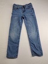Oshkosh B'gosh 6/6X Girls Super Skinny Jeans Blue Denim Adjustable Waist Pants