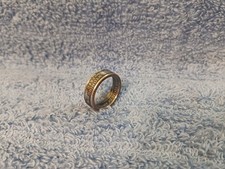 Wyoming Handcrafted Washington Quarters coin ring, size 6 -1/2 2007
