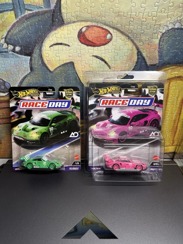 2024 Hot Wheels Premium Car Culture Race Day CHASE ROXY & REXY Porsche 911 GT3