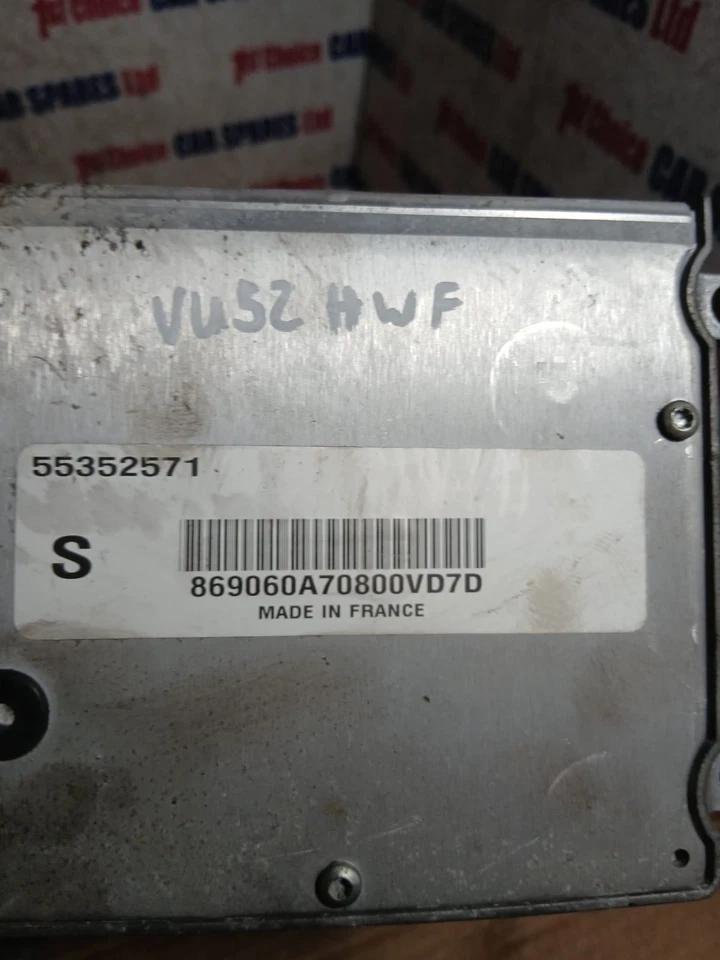 SAAB 9-3 93 2002 PETROL 2L ENGINE CONTROL UNIT ECU 55352571 S - Image 4 of 4