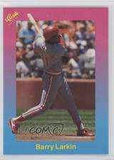 1989 Classic Update Pink/Light Blue Travel Edition Barry Larkin #70 HOF 0a3