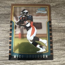 2000 Bowman Chrome Mike Anderson Denver Broncos Rookie Card #220 Football. rookie card picture
