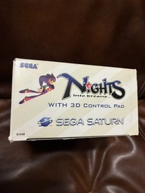 Nights Into Dreams (Sega Saturn) Big Box w/3D Control Pad Complete CIB Reg Card