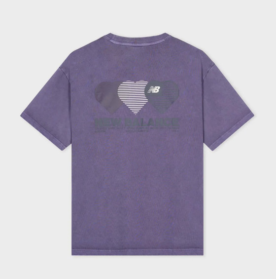 New Balance UNI Valentine Heart Graphic T-Shirts Unisex Casual Top NBNEG2A073 13390₽