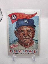 CASEY STENGEL TOPPS BASEBALL SPOTLIGHT STAMP ANDY FRIEDMAN YANKEES #86 2024 /75