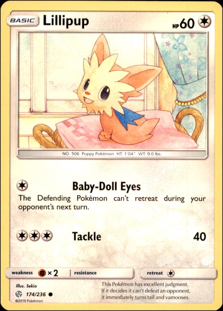 Pokemon - Lillipup #174/236 - CEC Common