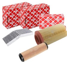 FEBI POLLEN- LUFT- &Ouml;L-FILTER PAKET passend f&uuml;r Mercedes SLK R171