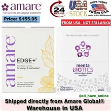 AMARE Happy Juice Pack, EDGE+ Mango + MentaBiotics - New/Sealed! FreeShipping 🚚