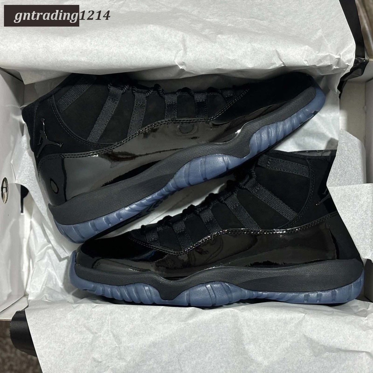 Nike Air Jordan 11 Retro Cap and Gown Black 378037-005 Men’s Size 11 – OG XI Air Jordan 11 Cap And Gown - May 2018 - 378037-005  main image 2