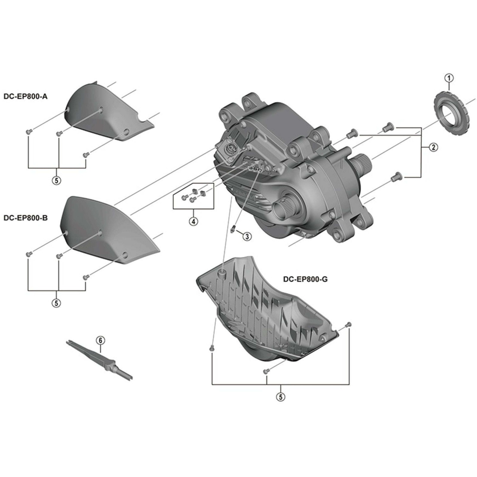 Shimano Spares DU-E6100 Lock Ring