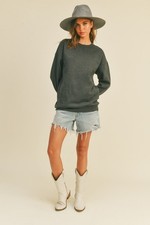 Blank Long Sleeve Sweatshirt Premium Fleece M
