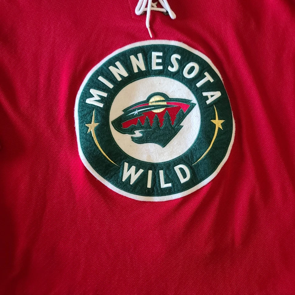 Minnesota Wild Vintage KOHO Hockey Jersey Mens L Alternate Johnson. 12.  - Image 2 of 4