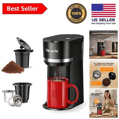 Lightweight One-Cup Coffee Machine With Auto Shut-Off, Perfect For Small Spaces