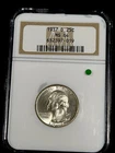 1937 D Washington Quarter Silver NGC MS 64