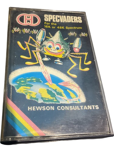 Hewson Consultants Specvaders 16K oder 48K Spectrum Spielkassette